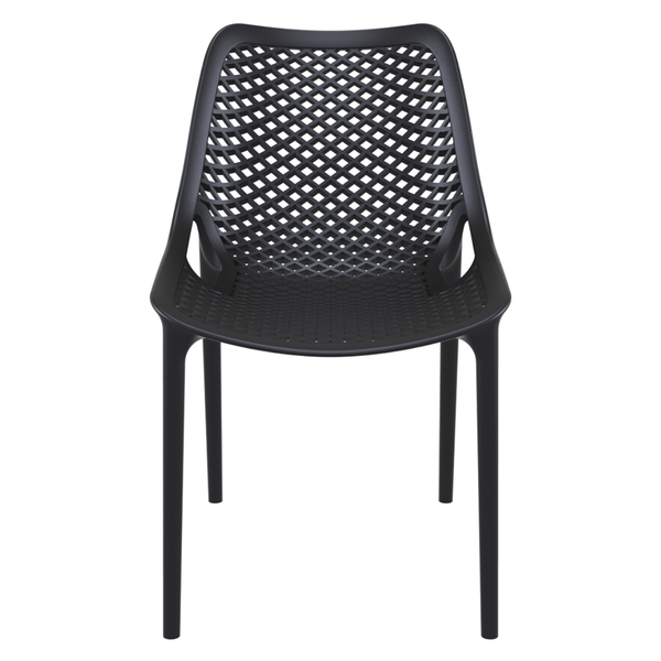 ST AIR Fekete modern Műanyag kültéri szék
