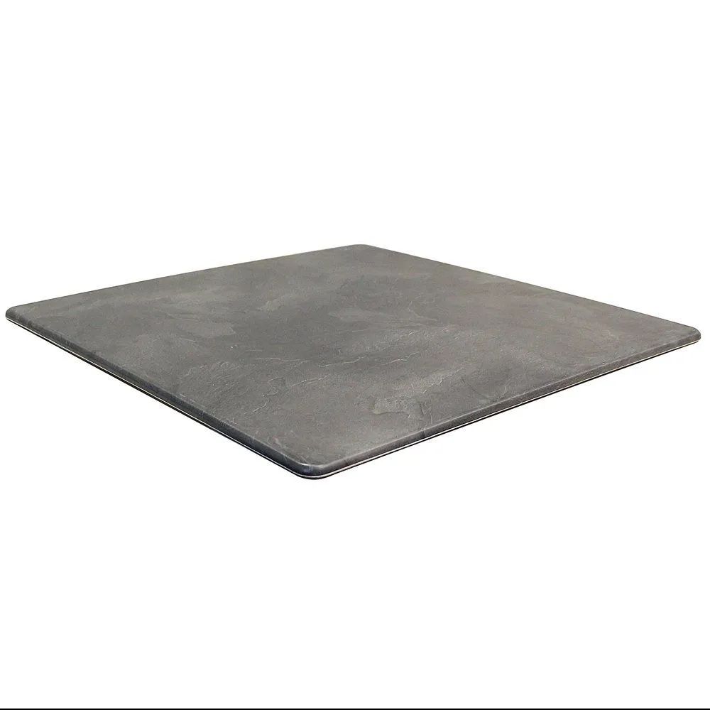TOP SL DARK SLATE 60x60 Grey modern Tabletop
