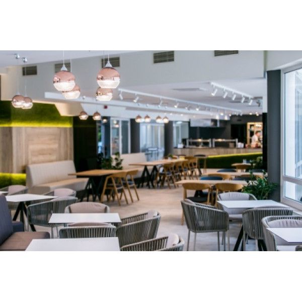 DL PANDA Barna elegáns Polirattan kültéri szék