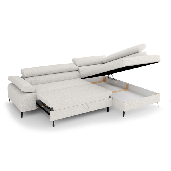 ET ORLIX Bézs design Sarokgarnitúra