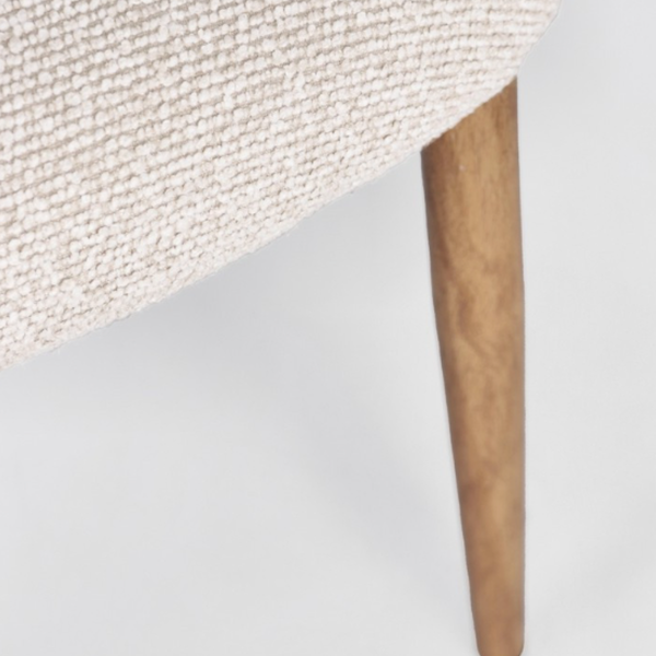 BT CASSY Bézs, Fa design Kárpitos beltéri szék