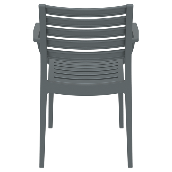 ST ARTEMIS Szürke design Műanyag kültéri szék