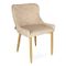 FIK CRYSTAL Bézs elegáns Kárpitos beltéri szék