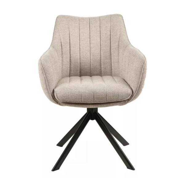 SI ZALIA BREGO Bézs design, elegáns Kárpitos beltéri szék