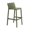 NARDI TRILL STOOL Zöld design Műanyag kültéri bárszék