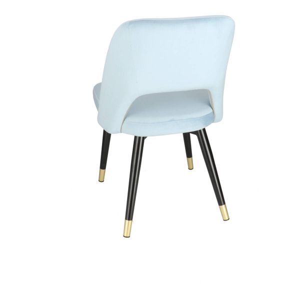 DL FANNY STEEL utolsó 4db  Kék design, elegáns Kárpitos beltéri szék