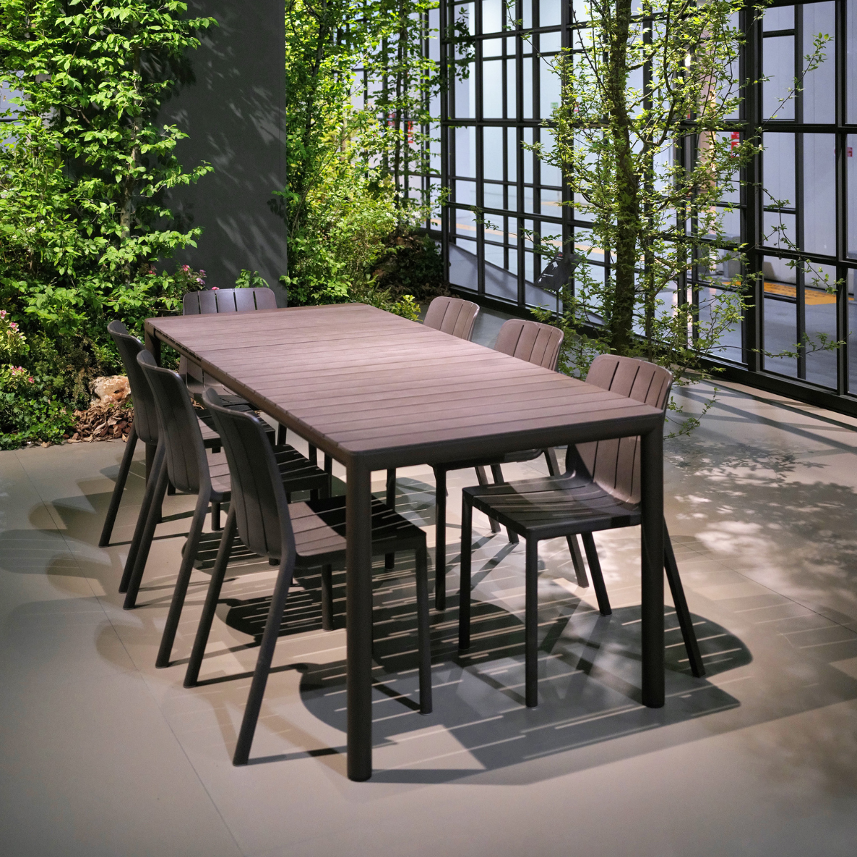 NARDI TIBERINA BISTROT Terra design Műanyag kültéri szék