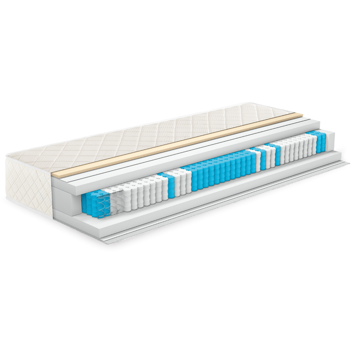 TT CASHMERE 23 140x200 Fehér klasszikus Matrac