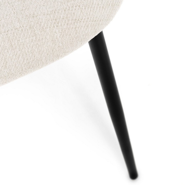 BT MINA Fehér design Kárpitos beltéri szék