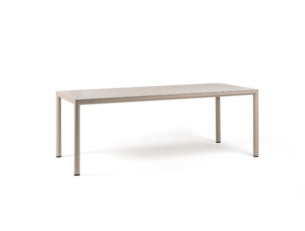 NARDI TEVERE 210 EXT Bézs minimalista Kültéri komplett asztal