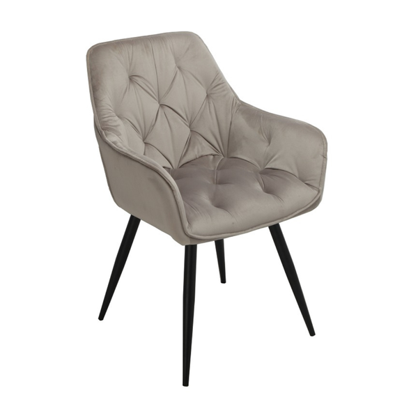 ET MONIQUE Szürke design Kárpitos beltéri szék