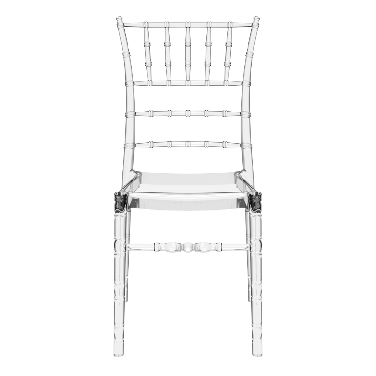 ST CHIAVARI Szürke design Műanyag kültéri szék