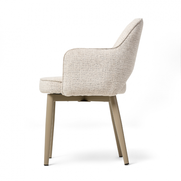 DL MICKEY LINEN Bézs design Kárpitos beltéri szék