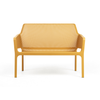NARDI NET BENCH Sárga modern Kültéri pad
