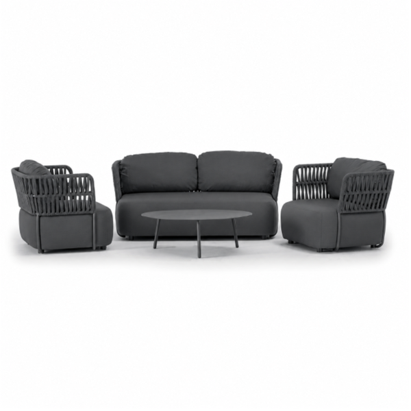 GR SOFT Szürke design Kültéri lounge szett