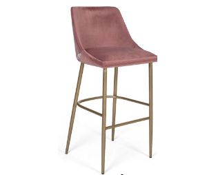 MD ALBERTA   Natural design Upholstered indoor bar stool