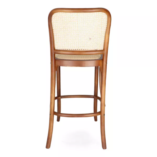 DL MACCHIATO WALNUT BS Barna vintage Fa beltéri bárszék