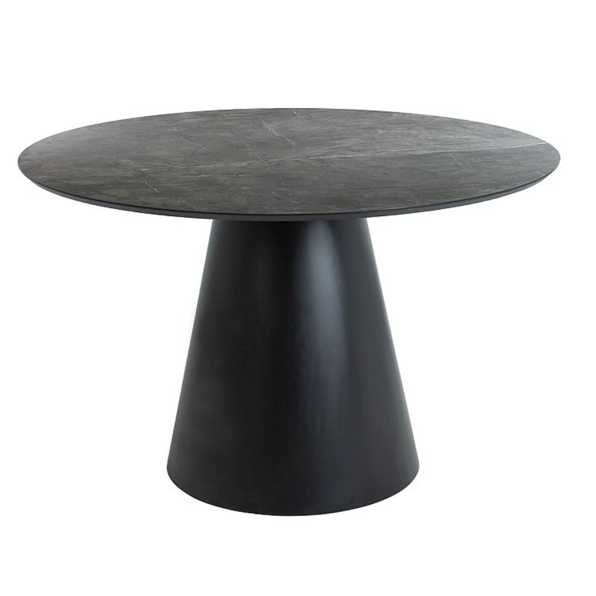 SI ANGELO 120 cm Fekete design Étkezőasztal