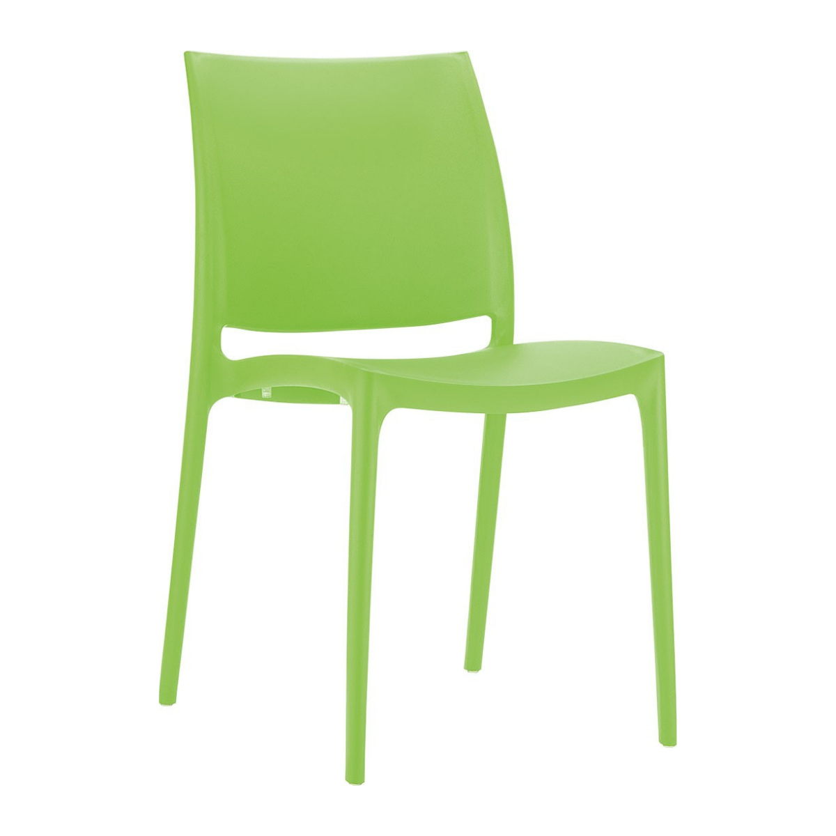 ST MAYA  Zöld design Műanyag kültéri szék