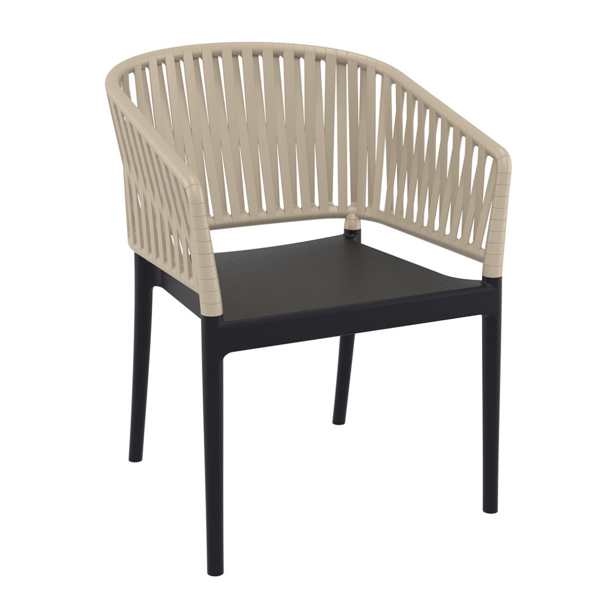 ST PORTOFINO     Szürke design Műanyag kültéri szék