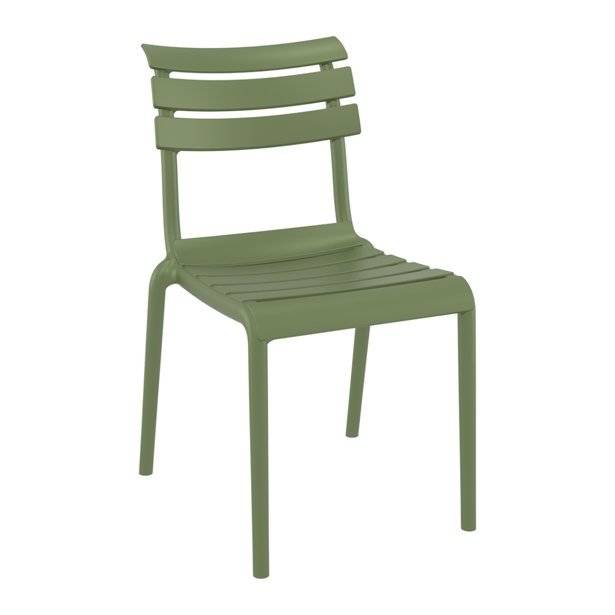 ST HELEN Zöld design Műanyag kültéri szék