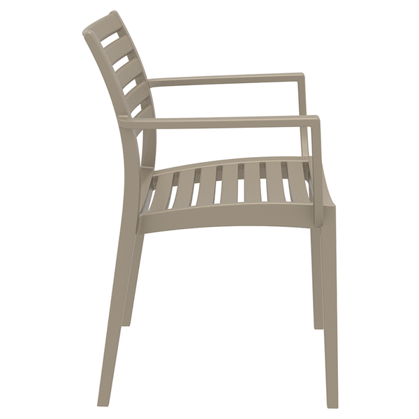 ST ARTEMIS Taupe design Műanyag kültéri szék