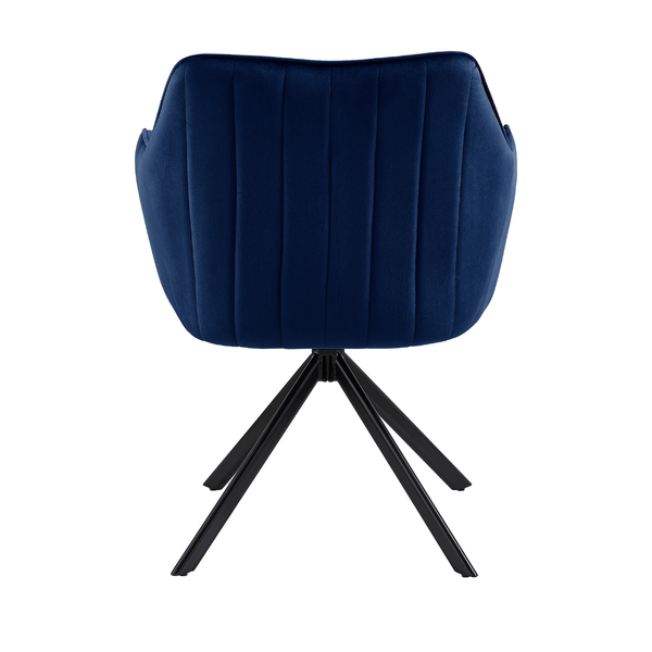 DL ZALIA  Kék design Kárpitos beltéri szék