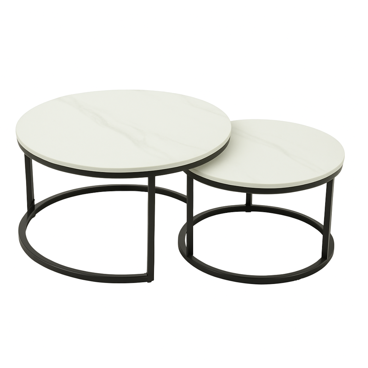 ET VICTORIA Fehér design Dohányzóasztal