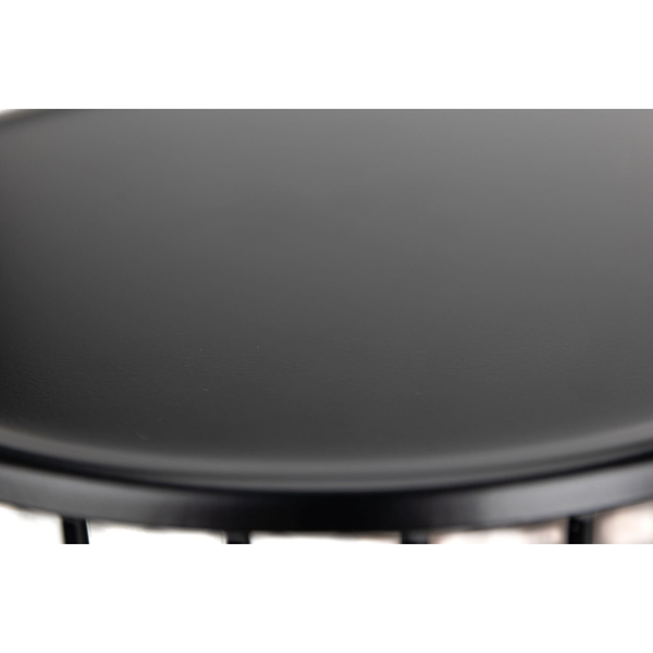 DL PURO  Fekete design Dohányzóasztal