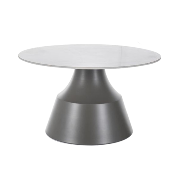 SI MARINA Márványos Fehér design Dohányzóasztal