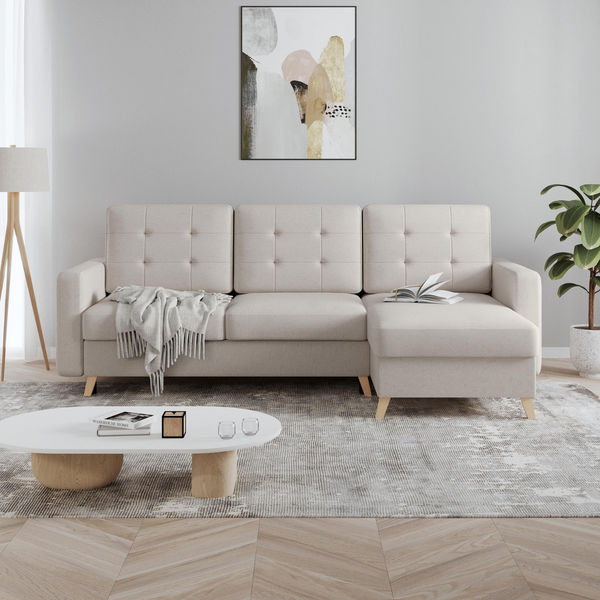 ET ZENVIA Több színben design Sarokgarnitúra