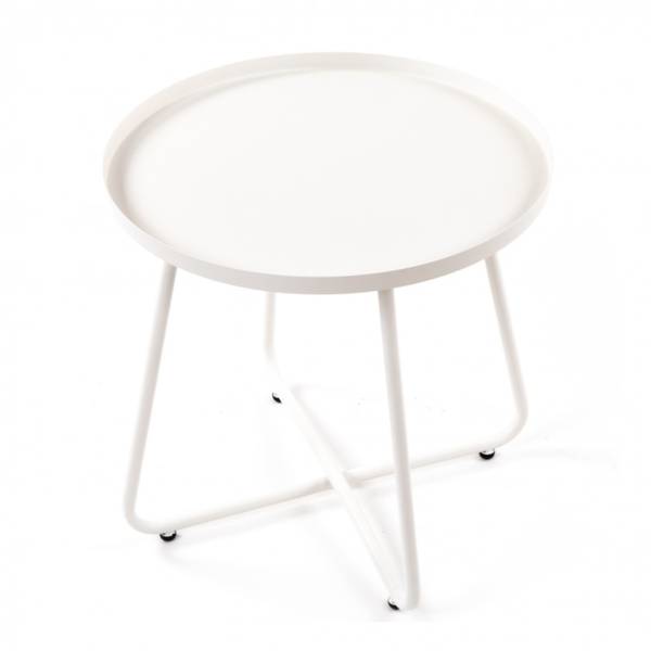 DL PITI Fehér design Dohányzóasztal