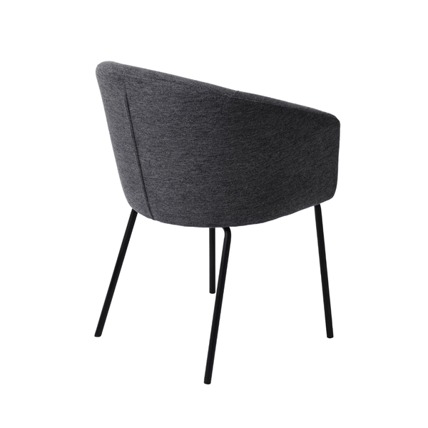 DL LUTHER Szürke design Kárpitos beltéri szék