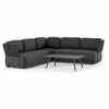 GR SOFT Szürke design Kültéri lounge szett