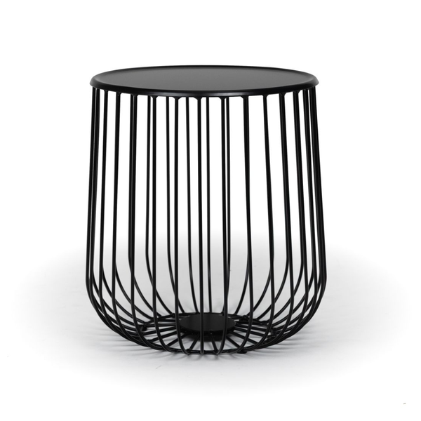 DL PURO  Fekete design Dohányzóasztal