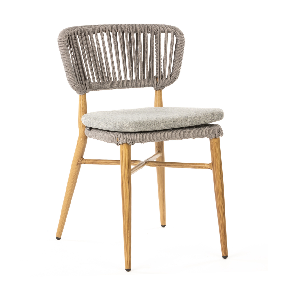 DL JORGE Barna design Polirattan kültéri szék
