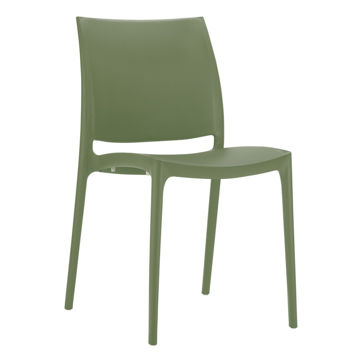ST MAYA  Zöld design Műanyag kültéri szék