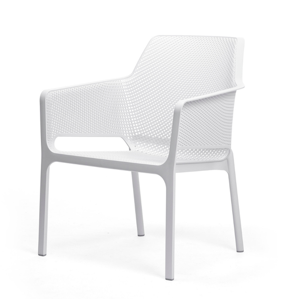 NARDI NET RELAX Fehér minimalista Műanyag kültéri szék