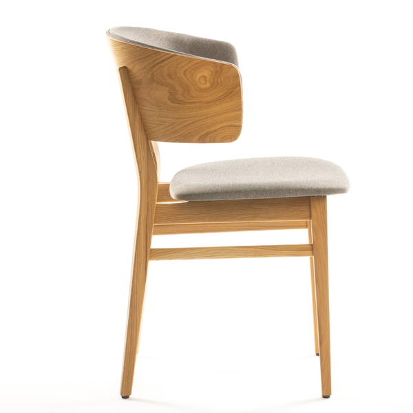 AT LUCY  Szürke design Fa beltéri szék