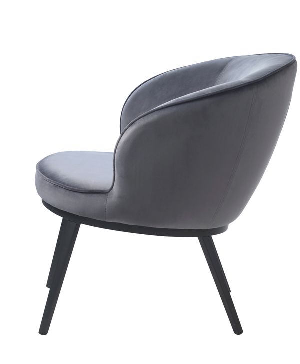 UQ NAGI LOUNGE Szürke design Kárpitos beltéri fotel