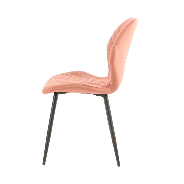 ET JULIE Rózsaszín design Kárpitos beltéri szék