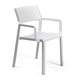 NARDI TRILL ARMCHAIR Fehér minimalista Műanyag kültéri szék