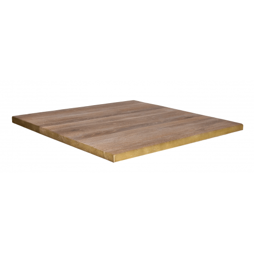 DL OAKWOOD DW 75x75 Brown vintage Techno Wood Indoor Tabletop
