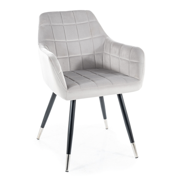 SI LUXY Szürke elegáns Kárpitos beltéri szék