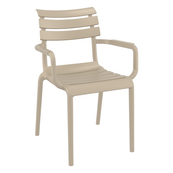 ST PARIS  Bézs design Műanyag kültéri szék