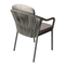 DL ARON Szürke design Polirattan kültéri szék