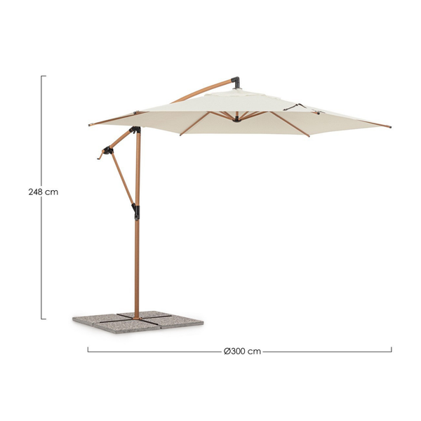 BT TROPICA Bézs modern Napernyő