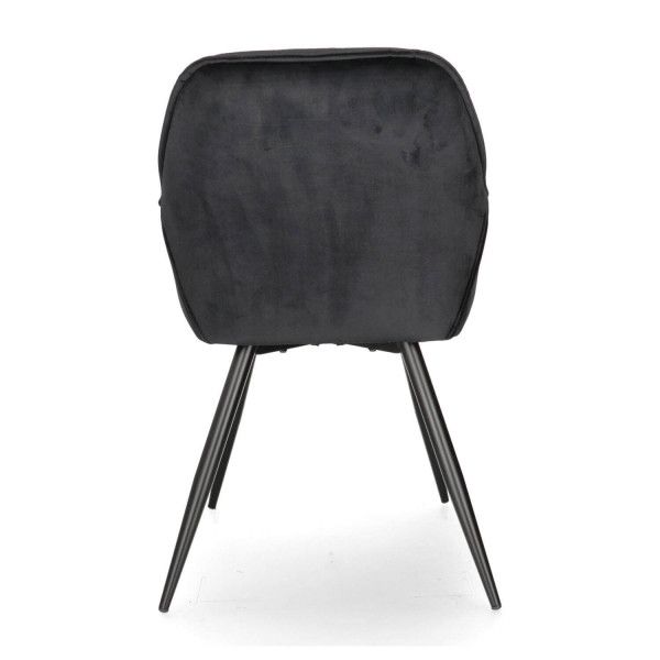 SI CHERRY Fekete elegáns Kárpitos beltéri szék