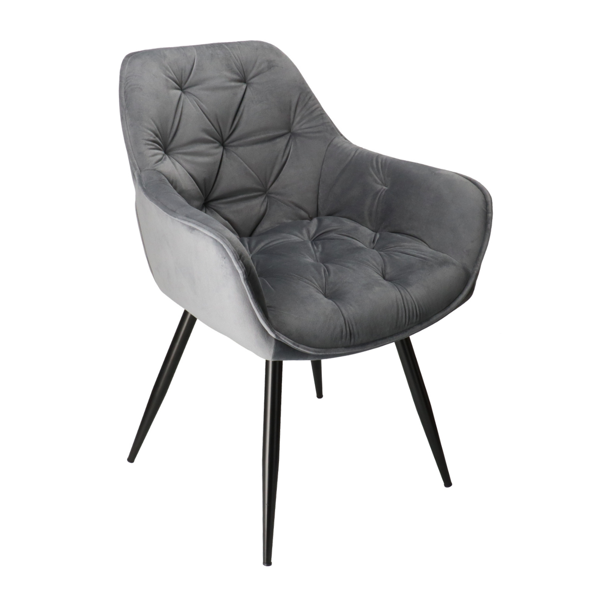 DL CHERRY BLUVEL 14 Szürke design, elegáns Kárpitos beltéri szék