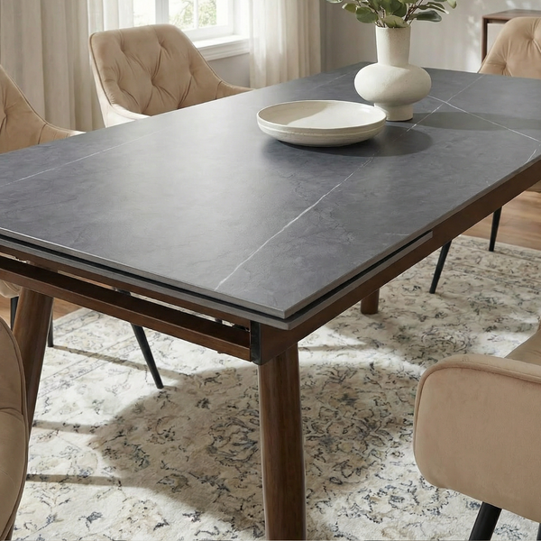 DL CHARC / CHERRY Bronz, Bézs elegáns Beltéri étkezőgarnitúra